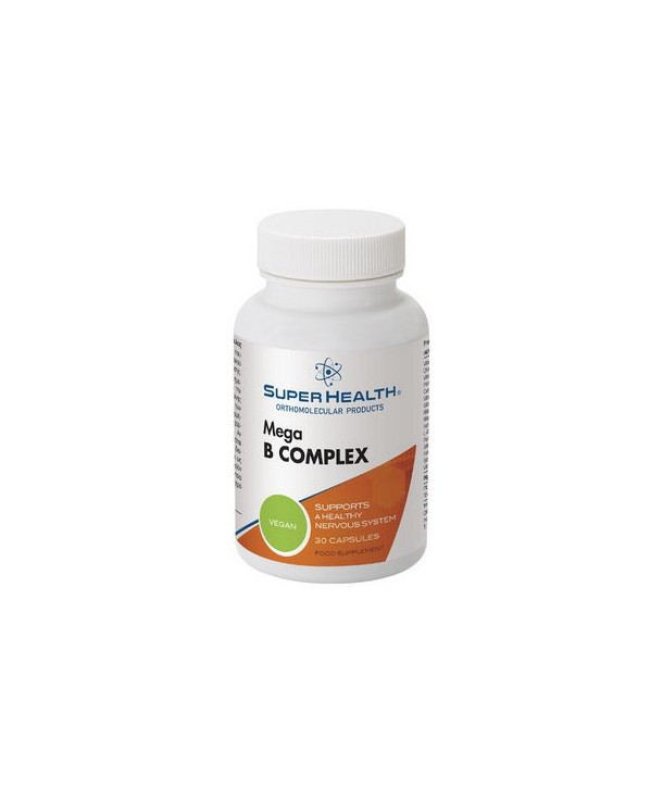 SUPER HEALTH MEGA B COMPLES 30 CAPS