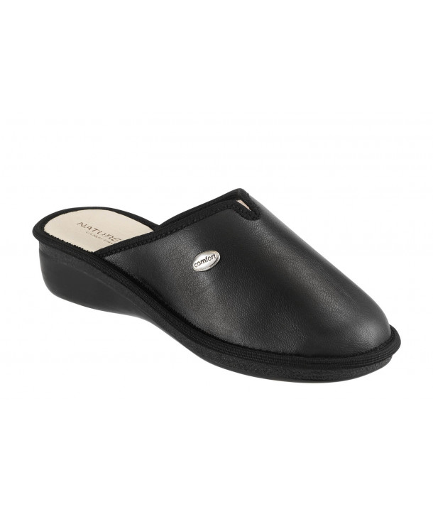 APOLLON NATURELLE VERENA BLACK SLIPPERS