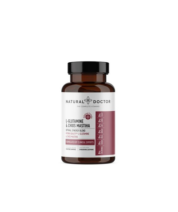 NATURAL DOCTOR L GLUTAMINE CHIOS MASTIHA 90 CAPS
