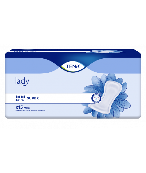TENA LADY SUPER 15 PCS