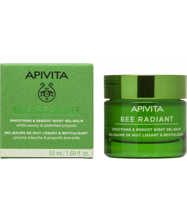 APIVITA BEE RADIANT ΛΕΥΚΗ ΠΑΙΩΝΙΑ GEL BALM ΝΥΧΤΑΣ ΓΙΑ ΛΕΙΑΝΣΗ 50ml