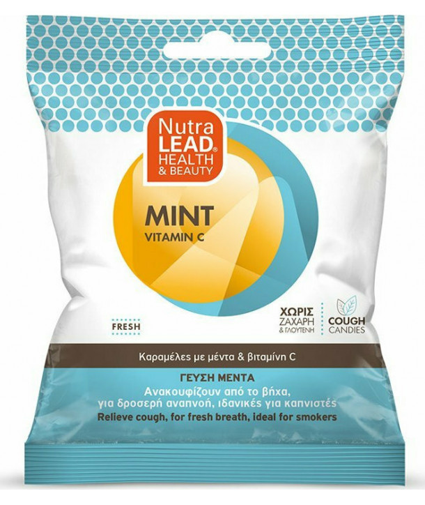VITORGAN NUTRALEAD COUGH CANDIES MINT FLAVOR 40gr