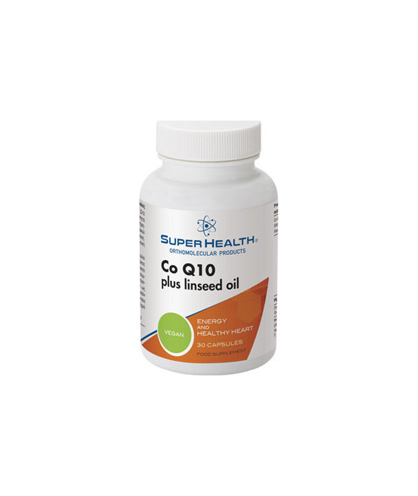SUPER HEALTH CoQ10 PLUS LINSEED OIL 30 CAPS