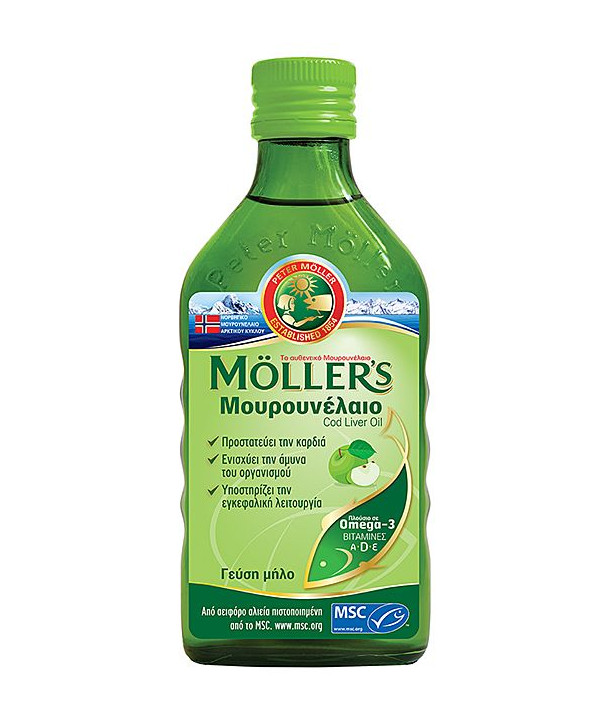 MOLLER'S COD LIVER OIL APPLE 250ml