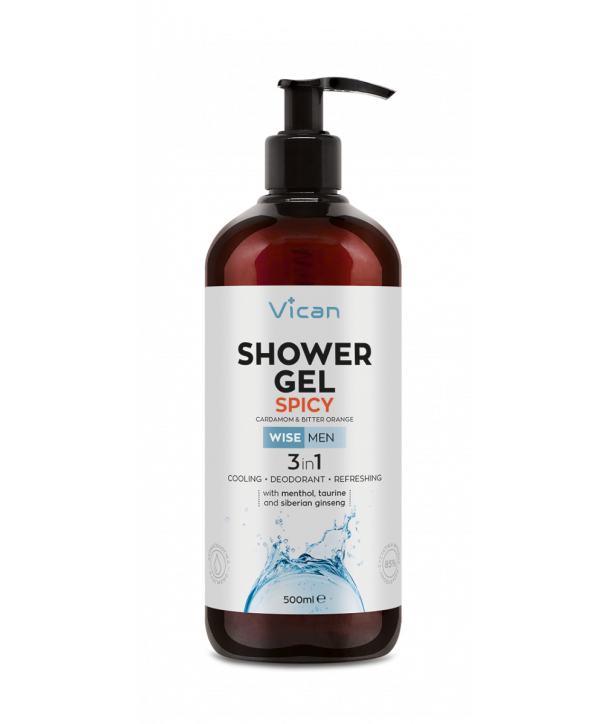 VICAN WISE MEN SHOWERGEL SPICY 500ml
