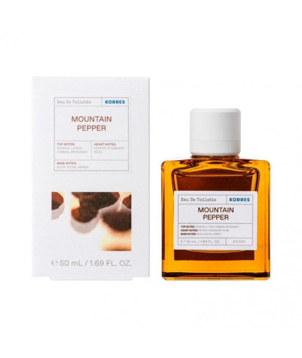KORRES MOUNTAIN PEPPER EAU DE TOILETTE 50ml