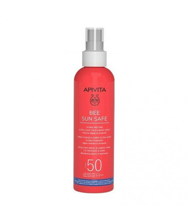 APIVITA BEE SUN SAFE ΕΝΥΔΑΤΙΚΟ SPRAY ΠΡΟΣΩΠΟ ΣΩΜΑ SPF50 200ml