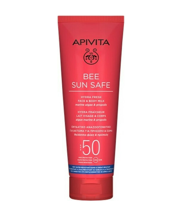 APIVITA BEE SUN SAFE HYDRA FRESH SPF50 FACE & BODY MILK 200ml