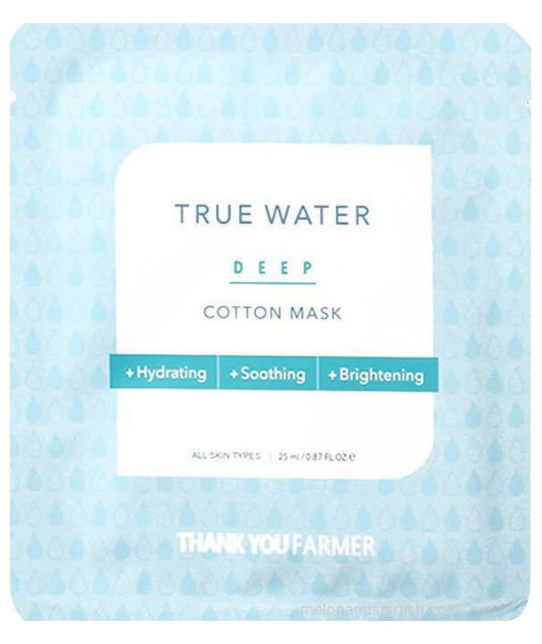 THANK YOU FARMER TRUE WATER DEEP COTTON MASK 1 PIECE 25ml