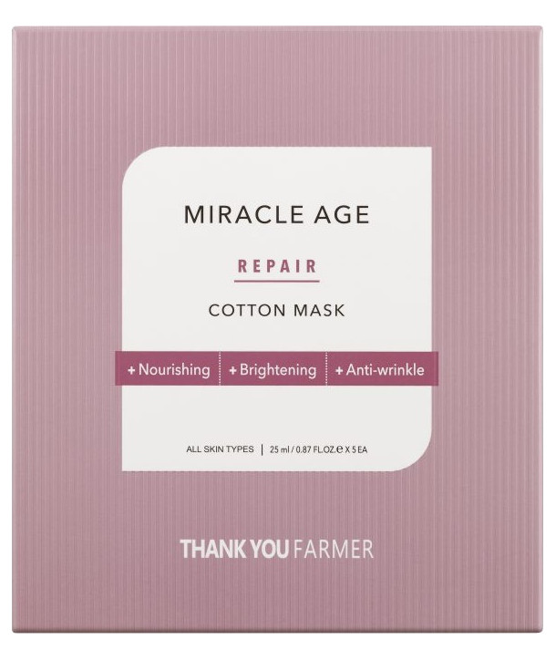 THANK YOU FARMER MIRACLE AGE REPAIR COTTON MASK 25ml