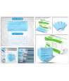 QUANLAZER DISPOSABLE MASK EN14683:2019 50 PCS