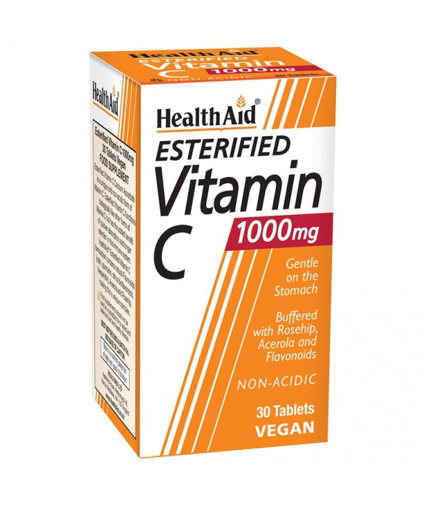 HEALTH AID ESTERIFIED VITAMIN C 1000mg 30 TABS