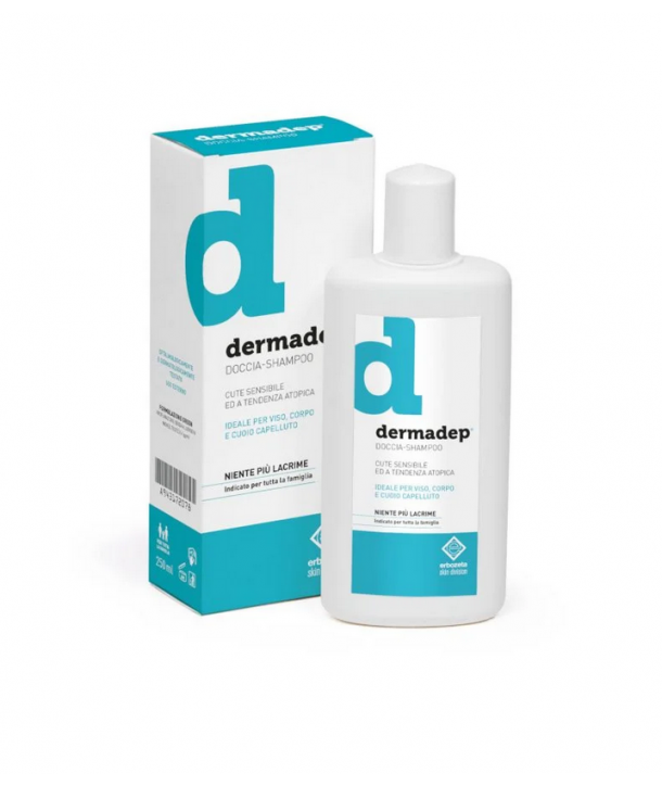 ERBOZETA DERMADEP SHOWER GEL SHAMPOO 250ml