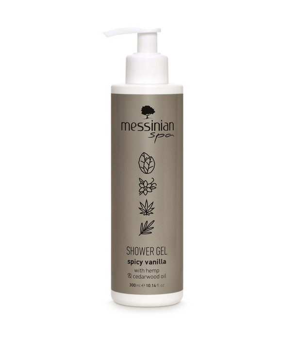 MESSINIAN SPA SHOWER GEL ΑΦΡΟΛΟΥΤΡΟ SPICY VANILLA 300ml