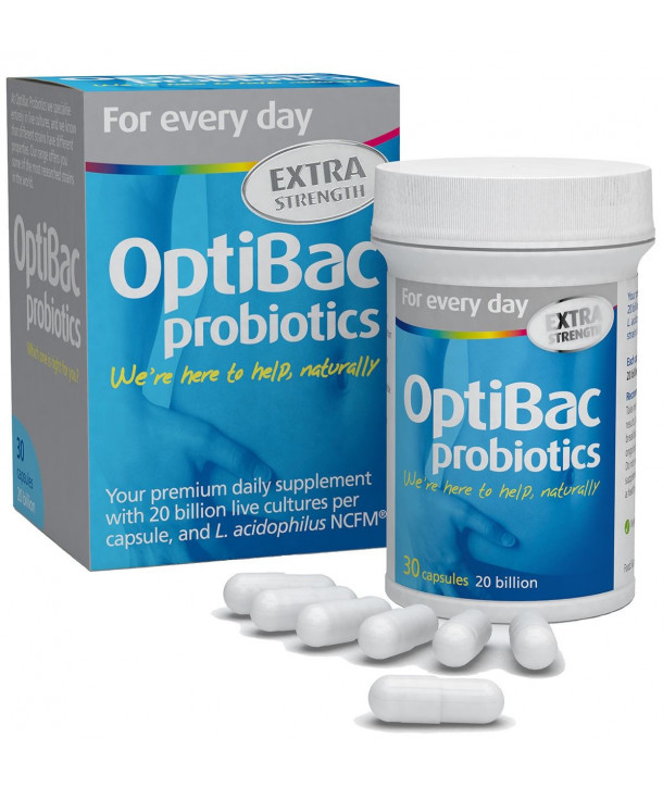 OPTIBAC PROBIOTIC EXTRA STRENGTH 30 CAPS
