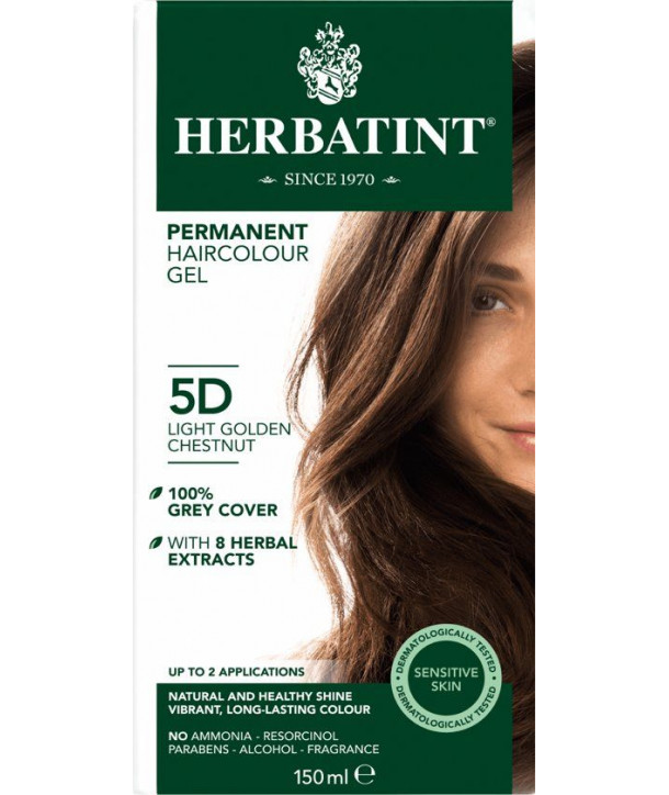 HERBATINT HAIR COLOUR 5D LIGHT GOLDEN CHESTNUT
