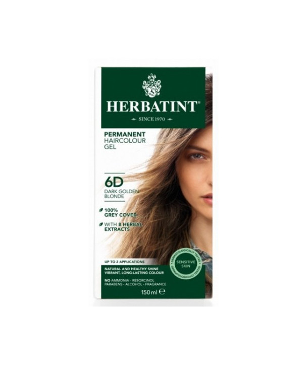 HERBATINT ΒΑΦΗ ΜΑΛΛΙΩΝ 6D ΞΑΝΘΟ ΣΚΟΥΡΟ ΧΡΥΣΑΦΙ