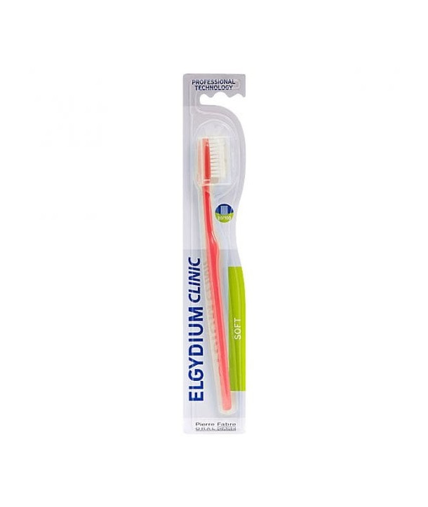 ELGYDIUM CLINIC SOFT 20/100 ΟΔΟΝΤΟΒΟΥΡΤΣΑ ΡΟΖ