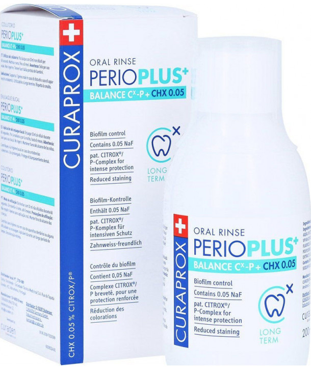 CURAPROX PERIO PLUS BALANCE CHX 0.05 ΣΤΟΜΑΤΙΚΟ ΔΙΑΛΥΜΑ 200ml