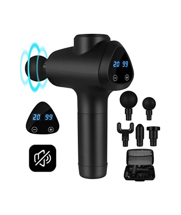 MASSAGE GUN EM002 ΑΣΥΡΜΑΤΗ ΣΥΕΚΣΥΗ ΜΑΛΑΞΗΣ
