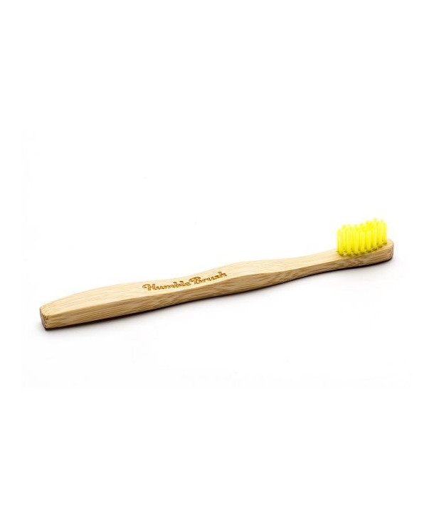THE HUMBLE CO. ADULTS TOOTHBRUSH MEDIUM YELLOW