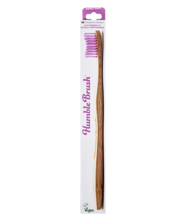 THE HUMBLE CO. ADULTS TOOTHBRUSH SOFT PURPLE