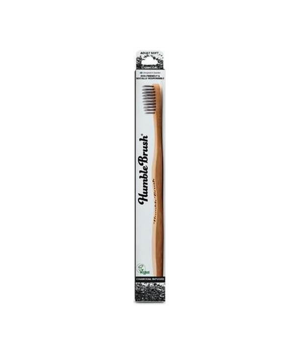 THE HUMBLE CO. ADULTS TOOTHBRUSH MEDIUM BLACK