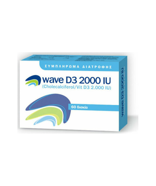 WAVE D3 2000IU 60 TABS