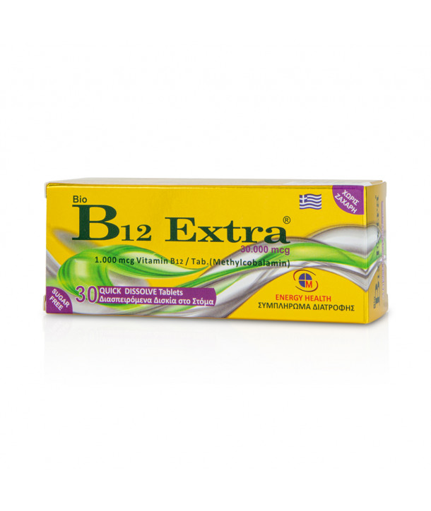 MEDICHROM BIO B12 EXTRA 1000mcg 30 TABS