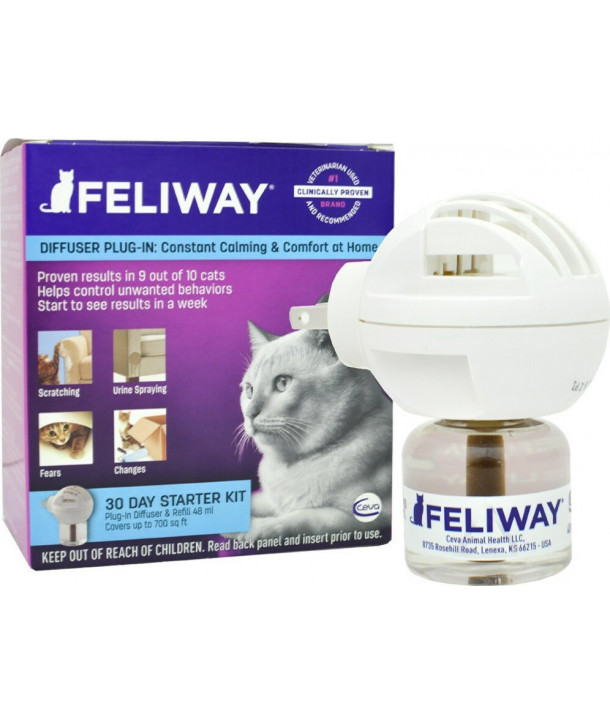 FELIWAY STARTER KIT DIFFUSER ΗΛΕΚΤΡΙΚΗ ΣΥΣΚΕΥΗ & ΑΝΤΑΛΛΑΚΤΙΚΟ 48ml