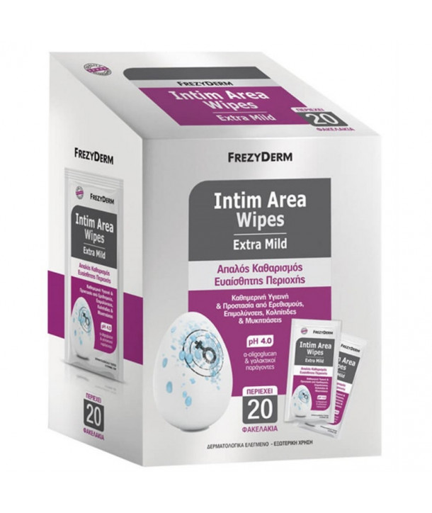 FREZYDERM INTIM AREA WIPES 20 PCS