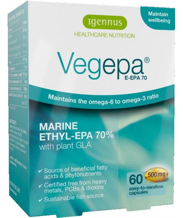 IGENNUS VEGEPA E-EPA 70% 500mg 60 CAPS