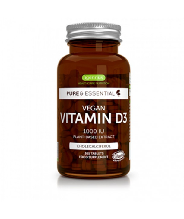 IGENNUS VEGAN VITAMIN D3 1000IU 365 TABS