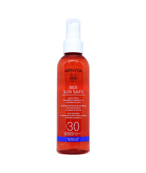 APIVITA BEE SUN SAFE ΛΑΔΙ ΣΩΜΑΤΟΣ ΓΙΑ ΜΑΥΡΙΣΜΑ SPF30 200ml