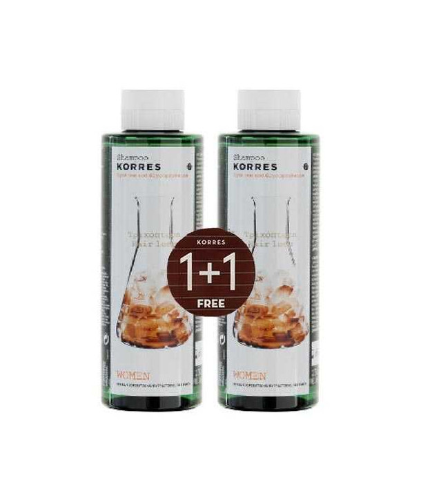 KORRES SHAMPOO 1+1 2x250ml