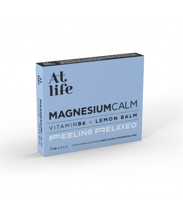 AT LIFE MAGNESIUM CALM VITAMIN B6 & LEMON BALM 60 TABS