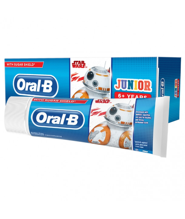 ORAL B JUNIOR STAR WARS TOOTHPASTE 6+ YEARS 75ml