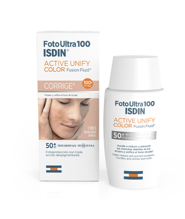 ISDIN ACTIVE UNIFY COLOR FUSION FLUID CORRECTS SPF50+ 50ml