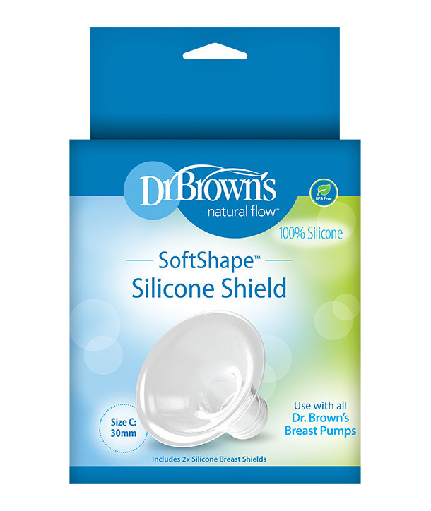 DR BROWN'S SILICONE SHIELD 30mm 2 PIECES
