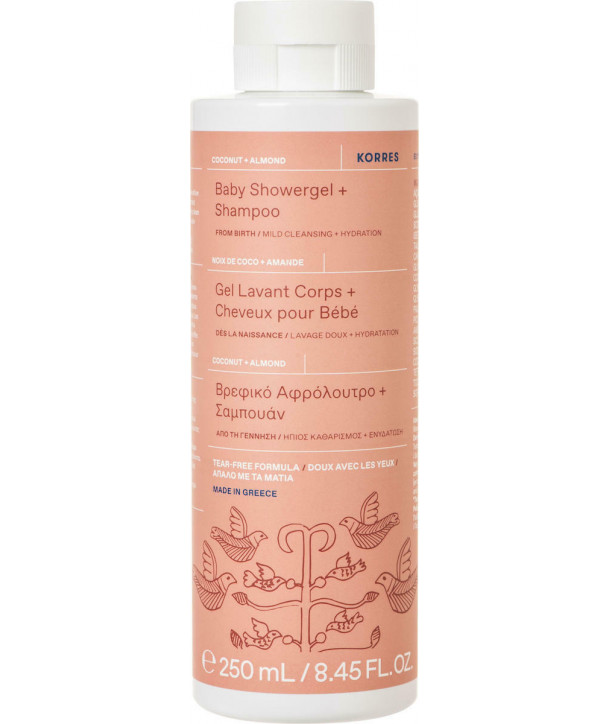 KORRES BABY SHOWERGEL & SHAMPOO 250ml
