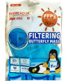 BARBEADOR MAX 06G FILTERING BUTTERFLY MASK KIDS FFP2 20 PCS