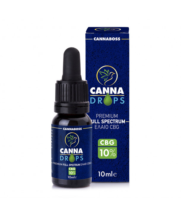 CANNABOSS CANNADROPS CBG 10% 10ml