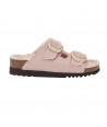 SCHOLL ILARY FLUFFY PINK SLIPPERS