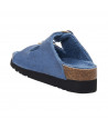SCHOLL ILARY FLUFFY BLUE SLIPPERS