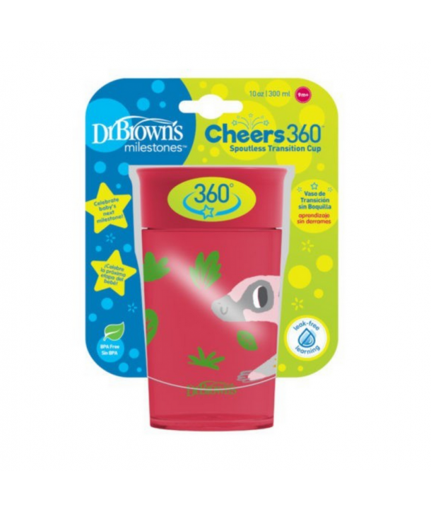 DR BROWN'S CHEERS 360 ΚΥΠΕΛΛΟ ΚΟΚΚΙΝΟ 300ml