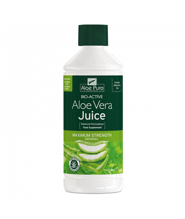 OPTIMA ALOE PURA ALOE VERA JUICE MAXIMUM STRENGTH ΦΥΣΙΚΗ ΓΕΥΣΗ 1000ml