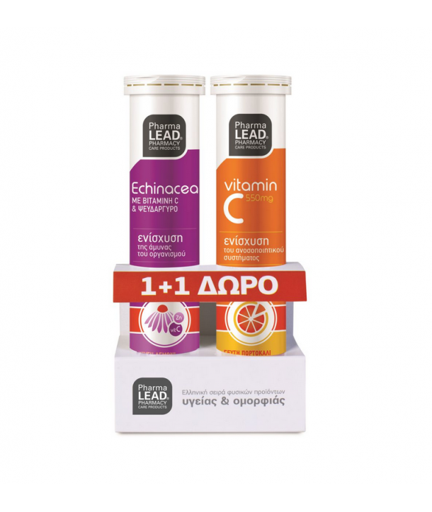 VITORGAN PHARMALEAD ECHINACEA 20 EFFERV TABS & VITAMIN C 550mg 20 EFFERV.TABS