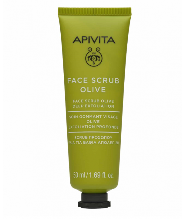 APIVITA FACE SCRUB WITH OLIVE ΚΡΕΜΑ ΒΑΘΙΑΣ ΑΠΟΛΕΠΙΣΗΣ 50ml