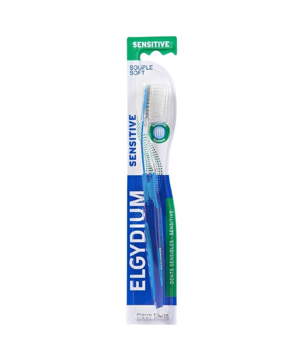 ELGYDIUM SENSITIVE SOUPLE SOFT ΜΠΛΕ ΟΔΟΝΤΟΒΟΥΡΤΣΑ ΓΙΑ ΕΥΑΙΣΘΗΤΑ ΟΥΛΑ 1 ΤΜΧ