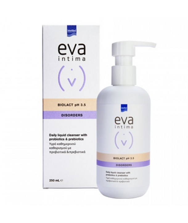 INTERMED EVA INTIMA BIOLACT p.H 3.5 LIQUID CLEANSER 250ml